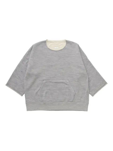visvim Burrow Dual pocket sweatshirt Grey 125205010007