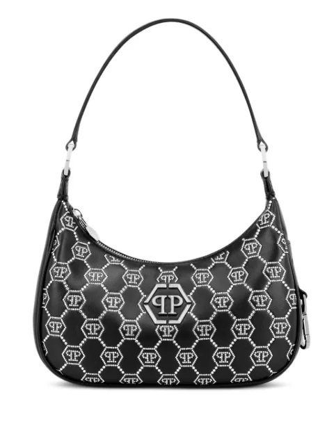 Philipp Plein shoulder bag monogram strass Black AAEAWBA2161PLE005N