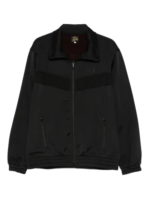 Needles fringed-detail jacket Black RW306