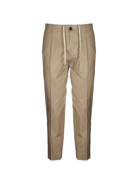 BE ABLE button drawstring trousers Neutrals 26SRICCARDOMGOS26BEIGE