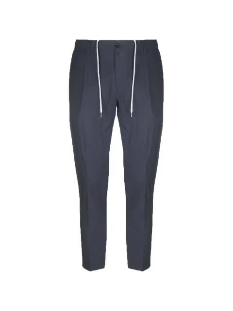 BE ABLE Riccardo drawstring pleated trousers Blue 26SRICCARDOSTSCS26