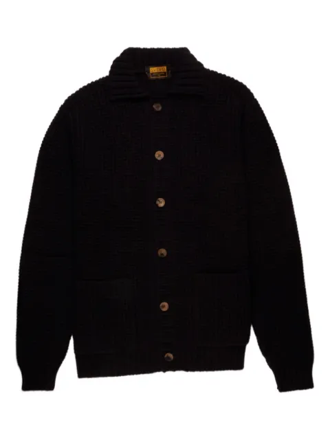 Svevo button shawl-collar cardigan Blue 01110SA256635400008
