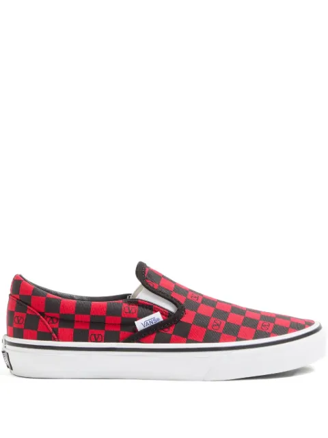 Valentino Garavani x Vans Vlogo checkerboard sneakers Red WS0NY9HPK
