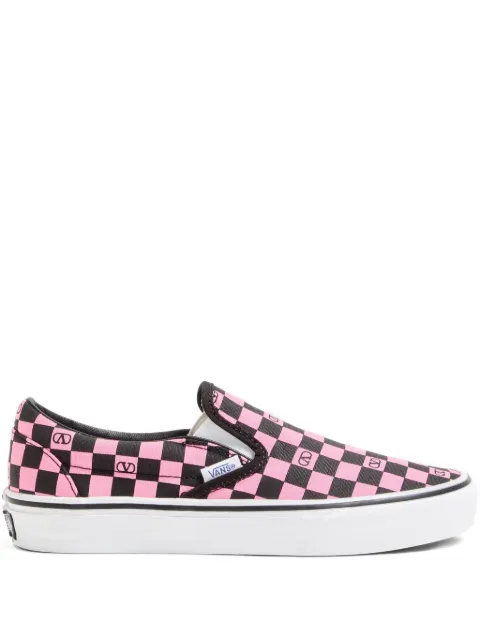 Valentino Garavani x Vans Vlogo checkerboard sneakers Pink WS0NY9HPK