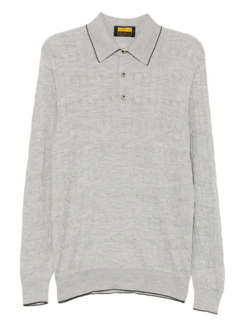 Svevo knitted polo shirt Grey 13160SA256721122F