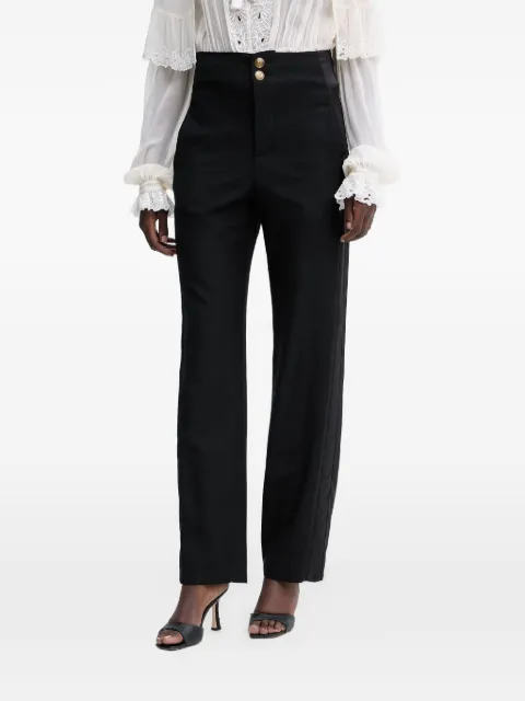 TWINSET side-panel tailored trousers Black 252TS2063