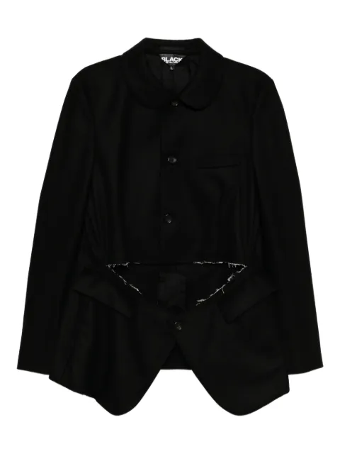 Black Comme Des Garçons cut-out blazer Black 1PJ0160521
