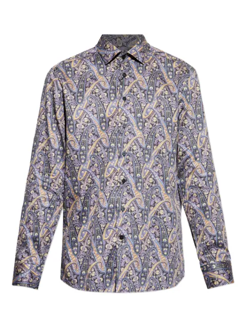 ETRO paisley-print cotton shirt Purple MRIB000199SA5Q2