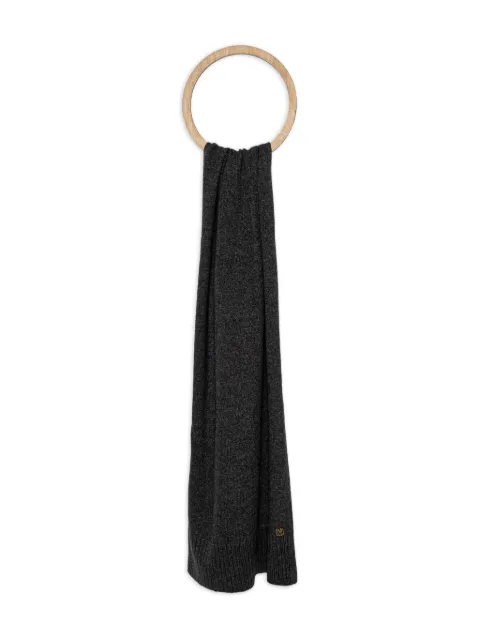 MARCIANO by GUESS logo-plaque scarf Grey 5BGZ145893Z