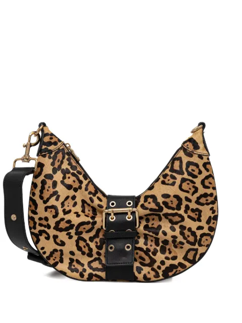 MARCIANO by GUESS leopard-print half-moon shoulder bag Brown 5YGZ077367A