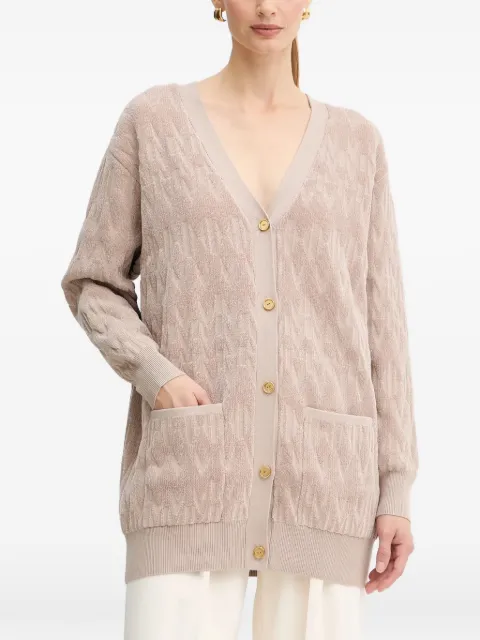 MARCIANO by GUESS button patch-pocket cardigan Brown 5BGR045661Z