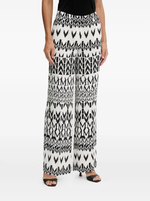 MARCIANO by GUESS logo-pattern trousers White 5YGB217352A