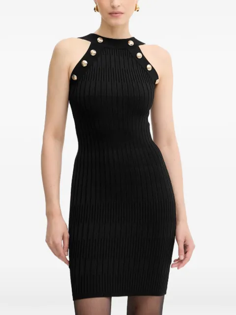 MARCIANO by GUESS button-detail midi dress Black 5YGK615881Z