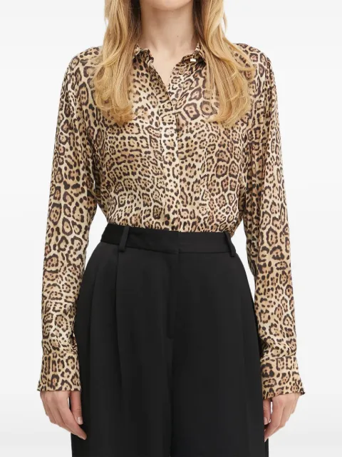 GUESS USA leopard-print shirt Brown 5GGH327298A