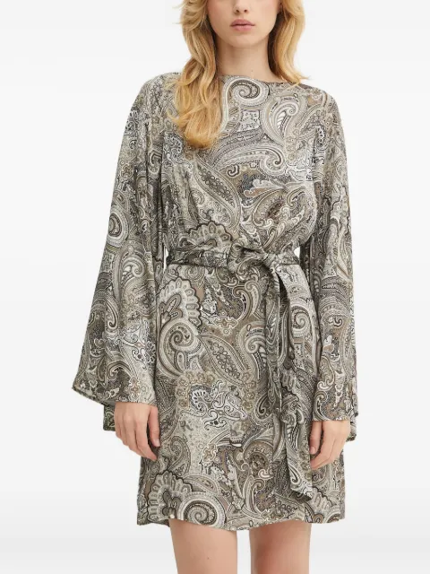 MARCIANO by GUESS Loredana paisley-print mini dress Brown 5YGK407298A