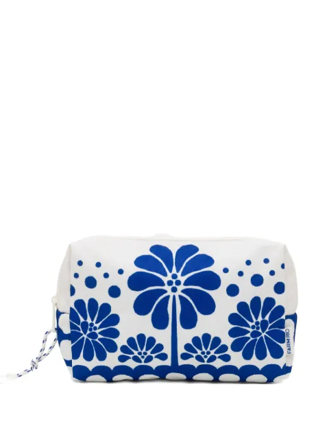 FARM Rio macaw striped pouch White 359984