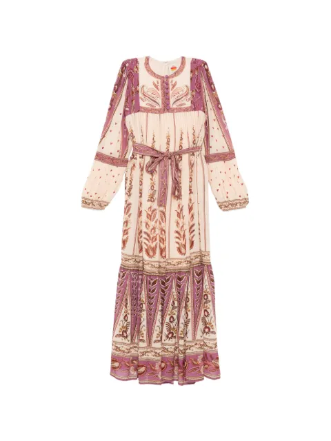 FARM Rio floral-print maxi dress Neutrals 344005
