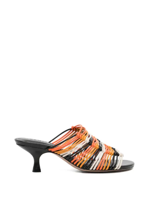 FARM Rio 30mm Macrame sandals Black 357025