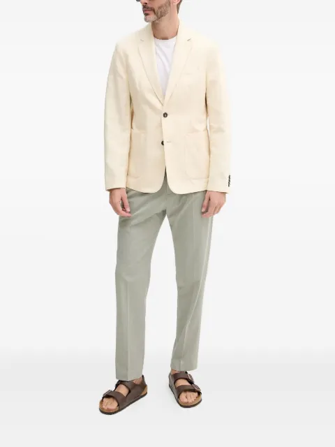 Benetton single-breasted blazer Neutrals 2YQSUW014