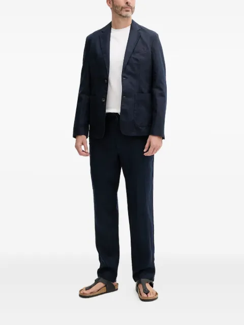 Benetton buttoned pocket suit jacket Blue 2YQSUW014