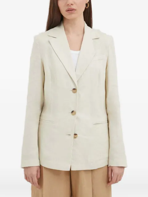 Benetton linen blazer Neutrals 2AGHDW01Z