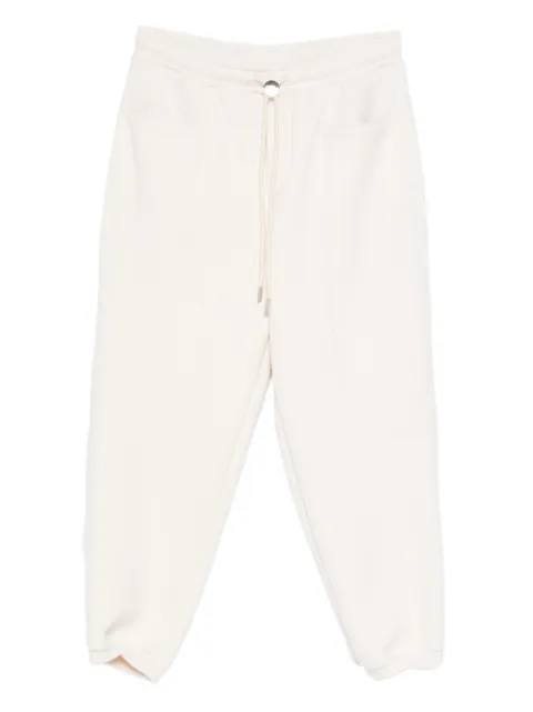 YES LONDON drawstring pocket track pants Neutrals XP3334