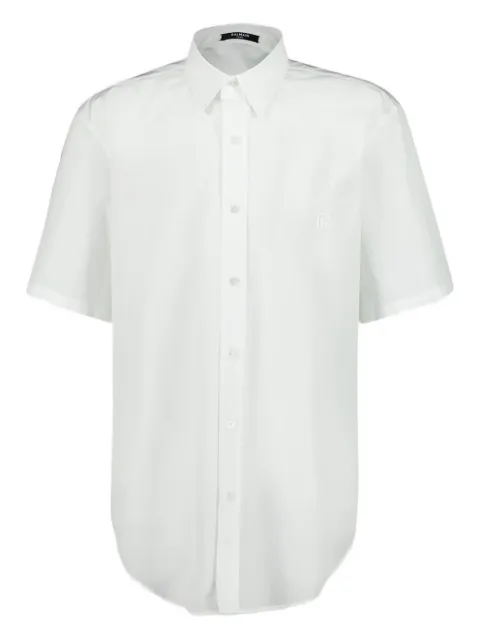 Balmain regular-fit poplin shirt White GH1HL040CG39