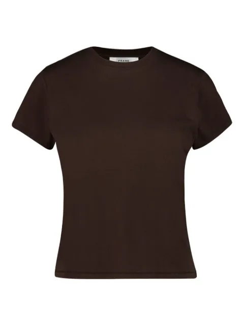 FRAME crew-neck short-sleeve T-shirt Brown WP26JTE003