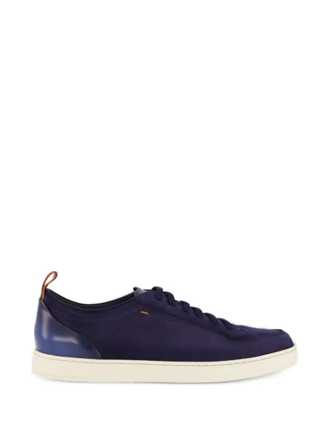Santoni leather sneakers Blue MBNO22184TIRTFEHU59