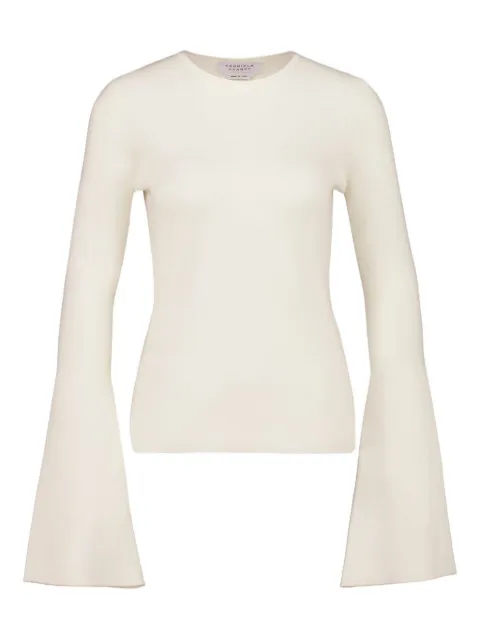 Gabriela Hearst Mason bell-sleeve top Neutrals W259999A004