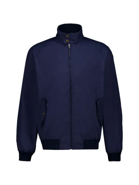 Valentino Garavani zip-up bomber jacket Blue VCIO12B97