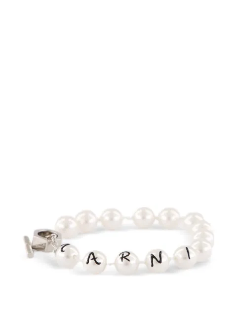 Marni crystal-bead bracelet Silver BRZB0059A0M2001