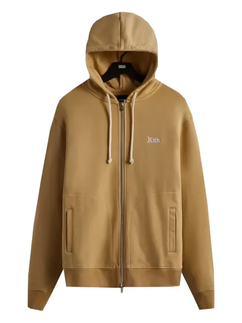 KITH zip-fastening hoodie Brown KTHWVZCVS22
