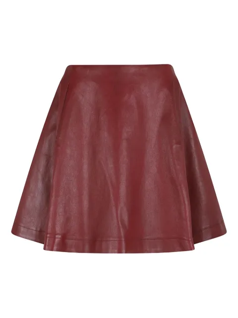 Stouls Arielle leather skirt Red ARIELLEPLONGE