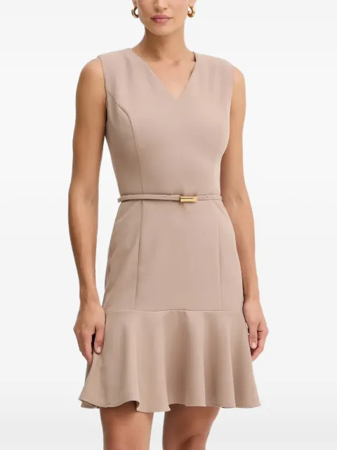 MARCIANO by GUESS belted V-neck midi dress Neutrals 5BGK177046A