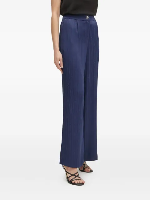 GUESS USA button-fastening pattern trousers Blue 5RGB117169A