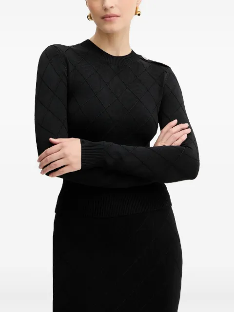 MARCIANO by GUESS diamond-effect button sweater Black 5YGR115036Z