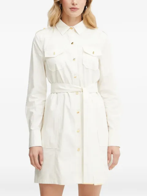 MARCIANO by GUESS belted midi dress White 5GGK427315A