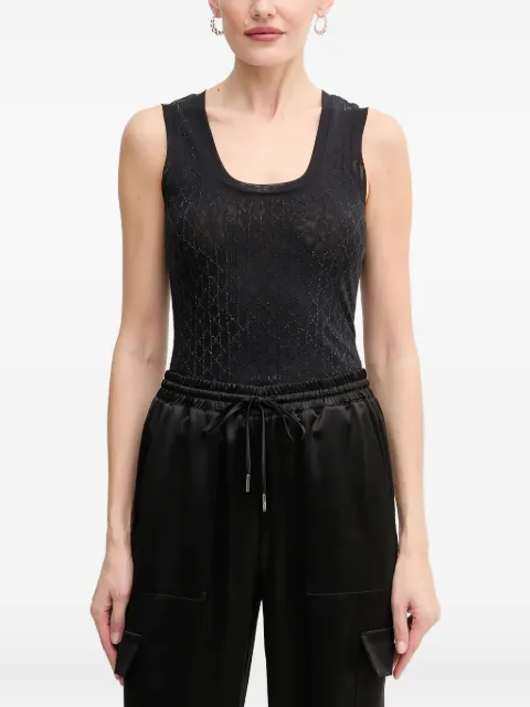 MARCIANO by GUESS Aria patterned top Black 5RGP216311A