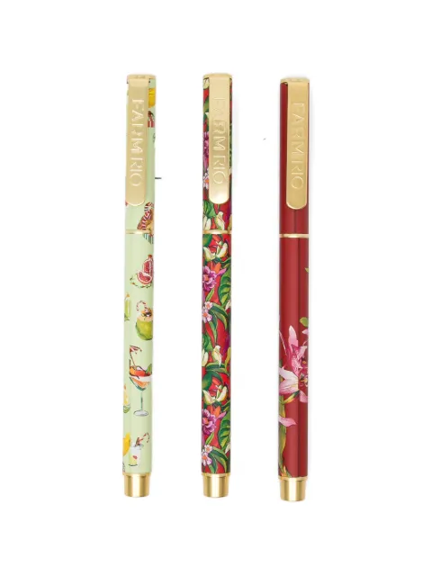 FARM Rio Tropical Garden pens (set of three) Red 358566