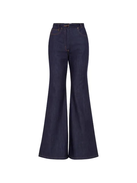 Florence & Fortitude flared seam denim trousers Blue TR065W190