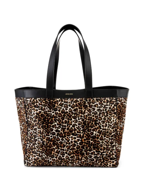 ANINE BING medium Rio leopard-print tote bag Neutrals A1311399