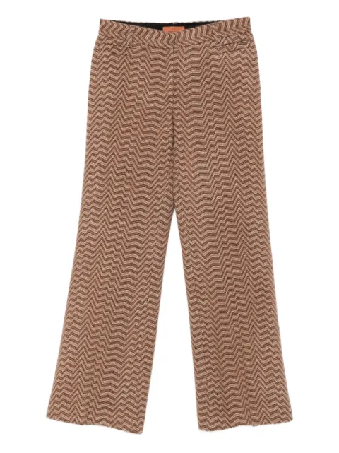 Missoni zigzag trousers Brown DS25WI15BC005R