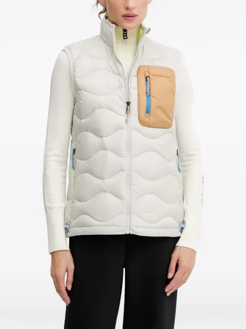 Peak Performance Helium quilted pocket vest White G80345