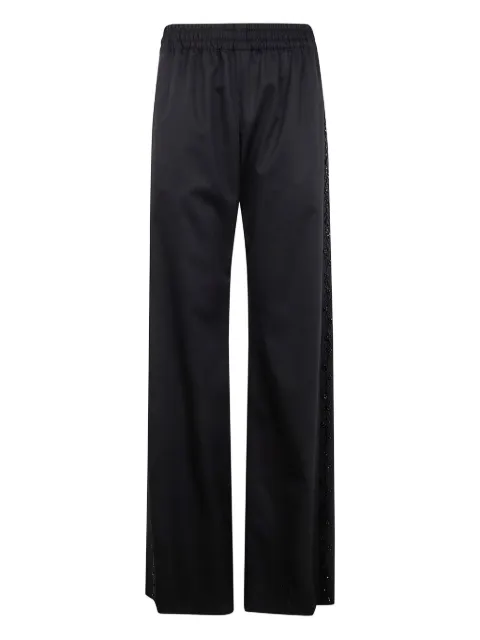 Golden Goose sweatpants in wool twill with sequin embroidery Black GWP02260P002314