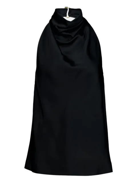 Stella McCartney halterneck satin top Black 6T02703FU302