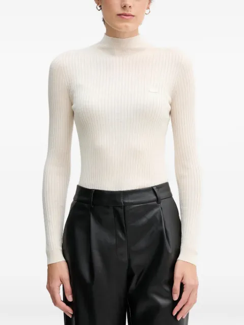 Lacoste ribbed-knit sweater White AF4189