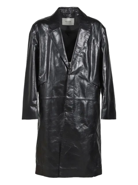 ENTIRE STUDIOS lapel-collar coat Black ESUW2513024BL