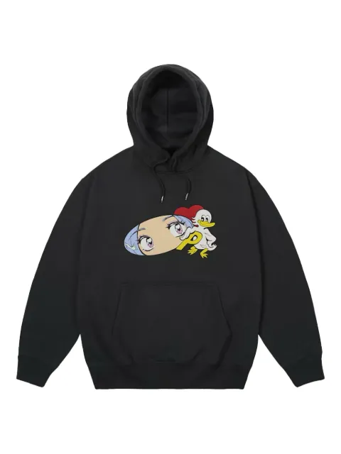Palace Rear View hoodie Black P0055