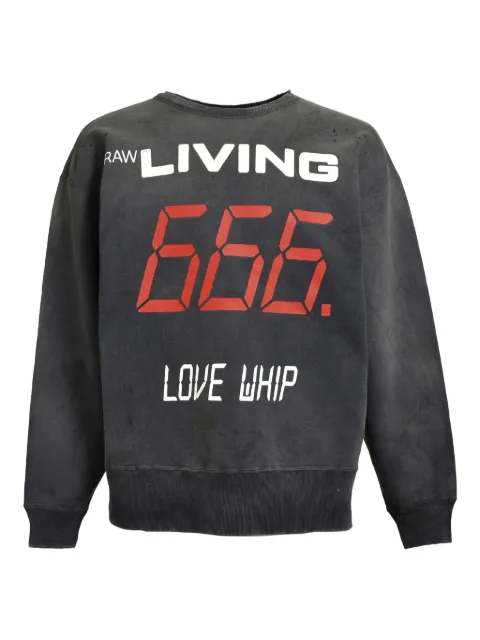 SAINT MXXXXXX prinedt sweatshirt Black SMHR10000045